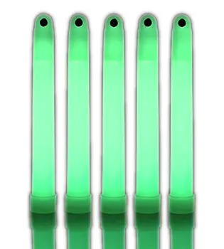 6 Inch Glow Sticks Green