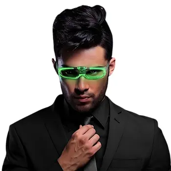 Sound Activated Glasses Green