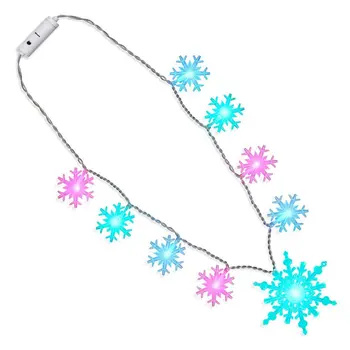 Huge Snowflakes Color Changing Necklace