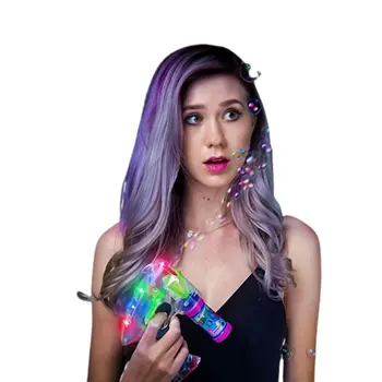 Shimmering LED Light Up Bubble Blaster Kit