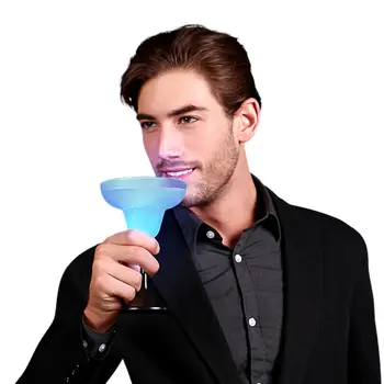 Margarita Drinking Glass Black Stem