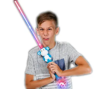 LED Monkey See Monkey Do Sword Assorted Colors