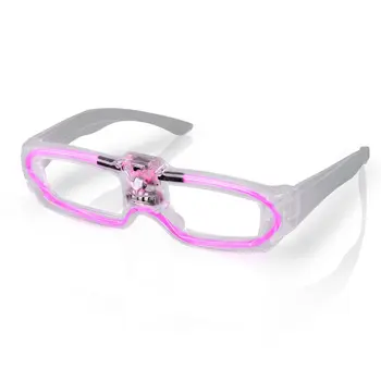 Sound Activated Glasses Pink