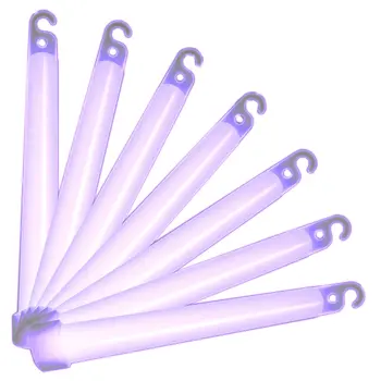 5 Minute High Intensity 6 Inch Glow Sticks Pack of 10 Purple