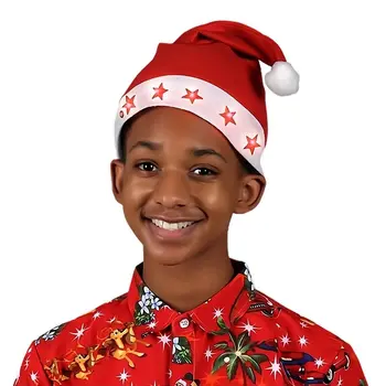 Santa Hat with Stars