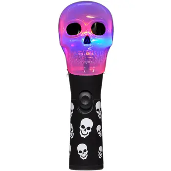 Scary Skull Wand with Spinning Lights