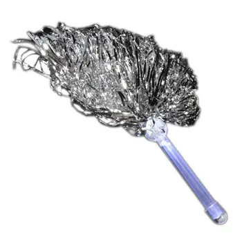 Light Up Pom Pom Silver