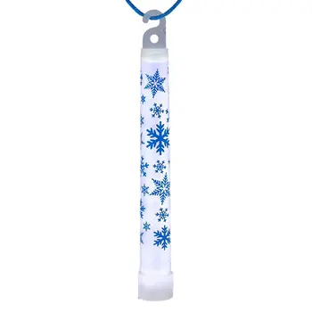 Snowflake 6 Inch Glow Stick Pack of 25