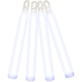 6 Inch Glow Sticks White