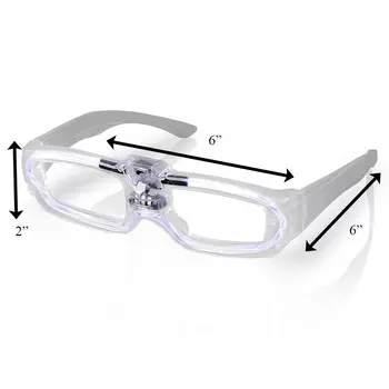 Sound Activated Glasses White