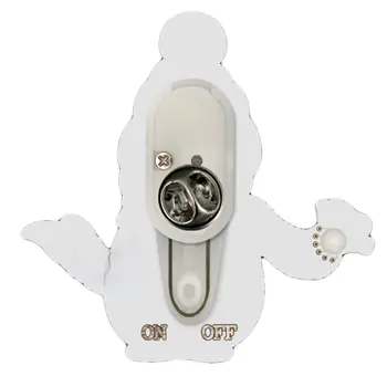 Penguin with Scarf Flashing Body Light Lapel Pins