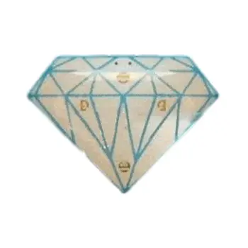 Diamond Flashing Body Light Lapel Pins