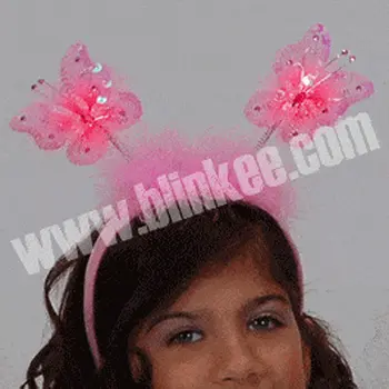 Flashing Butterfly Head Boppers