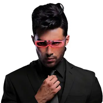 Sound Activated Glasses Red
