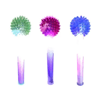 LED Spike Ball Wand Assorted Pack of 12