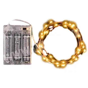 LED Wire String Lights Amber