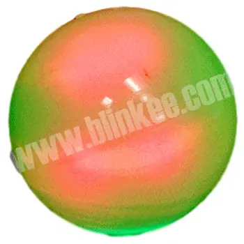 Green Bouncy Balls with Multicolor LEDs