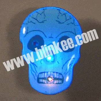 Rainbow Skull Flashing Body Light Lapel Pins