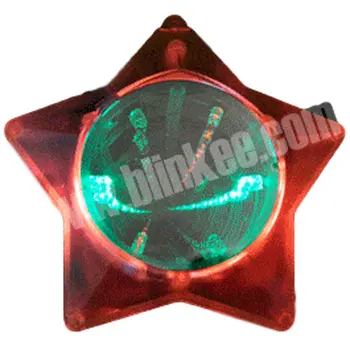 Red Star Infinity Tunnel Necklace