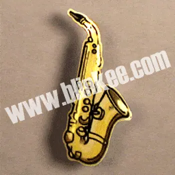 Saxophone Flashing Body Light Lapel Pins