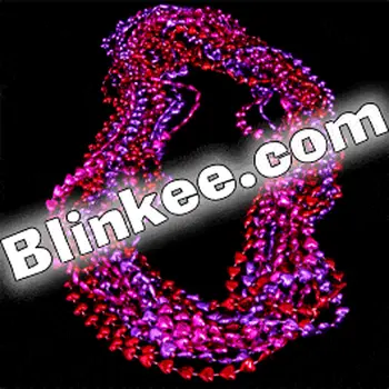 Sweet Heart Necklaces Purple Red Pink Pack of 12