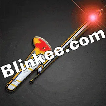Trombone Flashing Body Light Lapel Pins