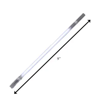 White Glow Drinking Straws Pack of 25