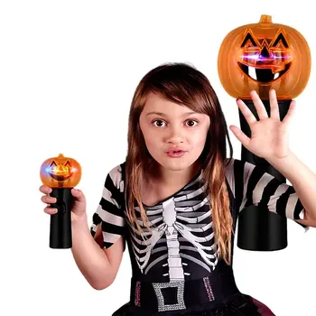 Pumpkin Wand with Spinning Lights