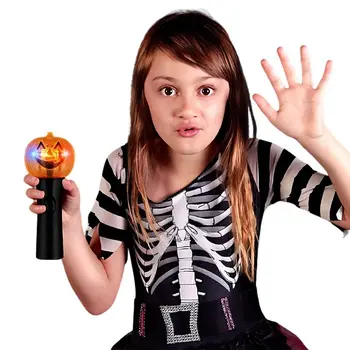 Pumpkin Wand with Spinning Lights