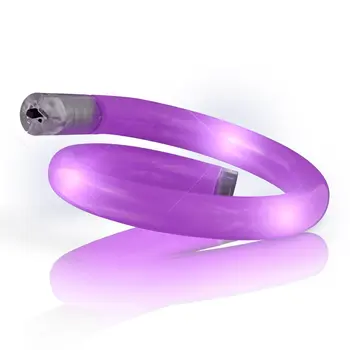 Light Up Tube Bracelet Purple