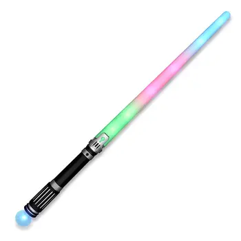 LED Rainbow Saber Sword with Crystal Prism Ball