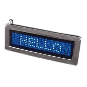 LED Programmable Scrolling Text Belt Buckle