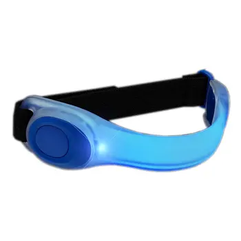 Deluxe LED Night Light Safety Jogging Bicycling Armband Blue