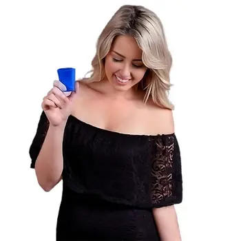 Glow In The Dark Shot Glass Blue
