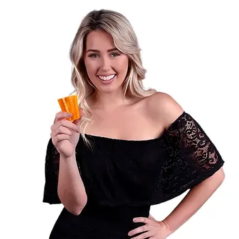 Glow In The Dark Shot Glass Orange