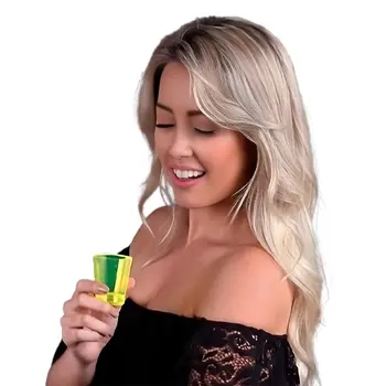 Glow In The Dark Shot Glass Yellow