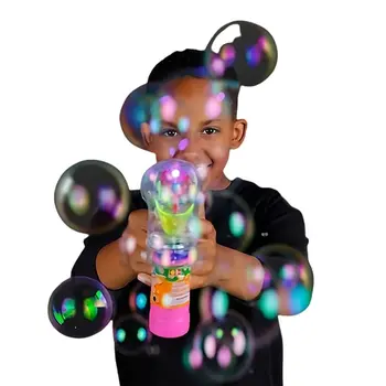 LED Color Changing Bubble Gun