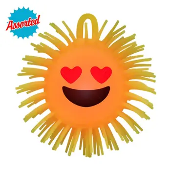 Pack of 12 Color Changing Emotions Emoji Faces Puffer Squishy Ball