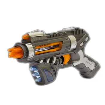 LED Laser Sound Revolving Space Wars Pistol Gun