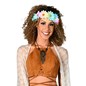 LED Color Changing Daisy Chain Floral Accessory