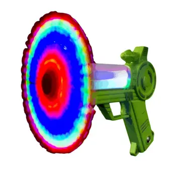 LED Spinning Rainbow Color Toy Blaster Gun