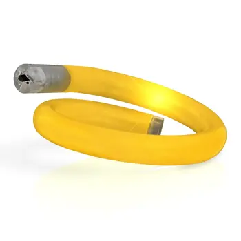Light Up Tube Bracelet Yellow