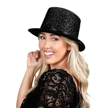 Fancy Black Top Hat