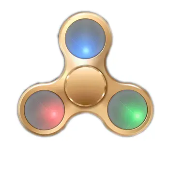 Gold Metallic LED EDC Fidget Spinner