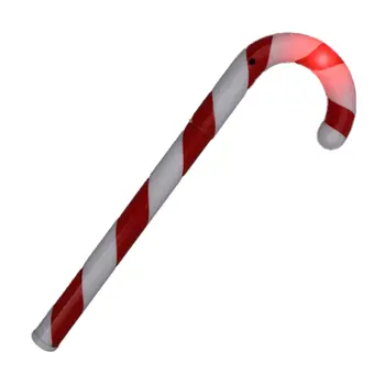 Flashing Peppermint Candy Cane Holiday Light Up Wand