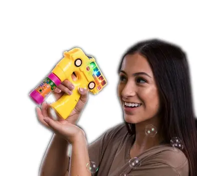Pack of 3 Light Up School Bus Bubble Machine Blower with Sounds Effects
