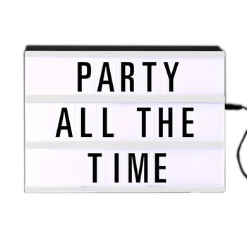 Customizable Large LED Sign My Cinema USB Powered Original Marquee Lightbox