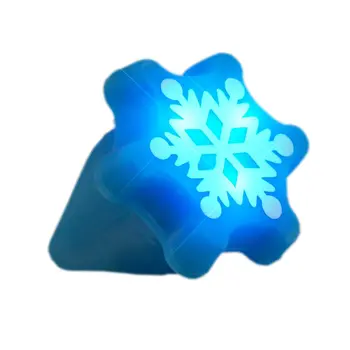 Snowflake LED Light Up Soft Christmas Ring