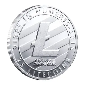 Silver Plated Litecoin Non-currency Art Collection Replica Limited Edition Coin