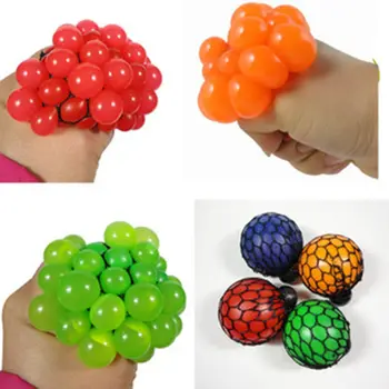 Anti Stress Force Mood Squeeze Relief Grape Ball